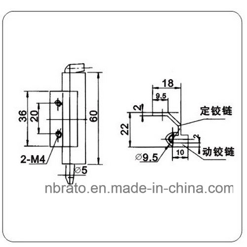 Adjustable Stainless Steel Concealed Hinges