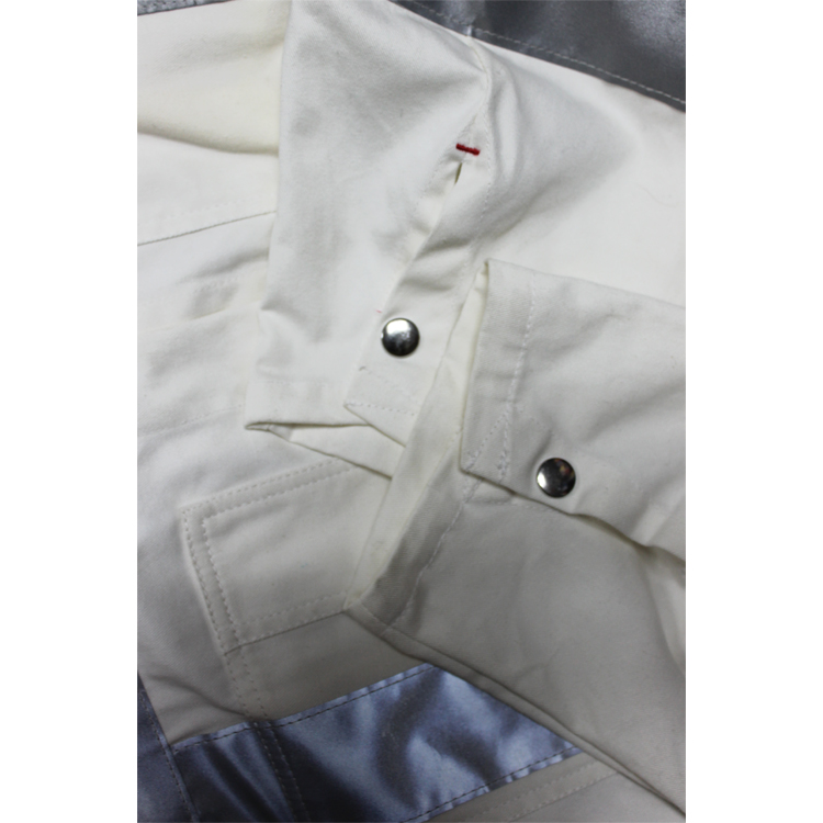 Wholesale White Work Coverall High Visibility Fire Fighting Suit for Workmen