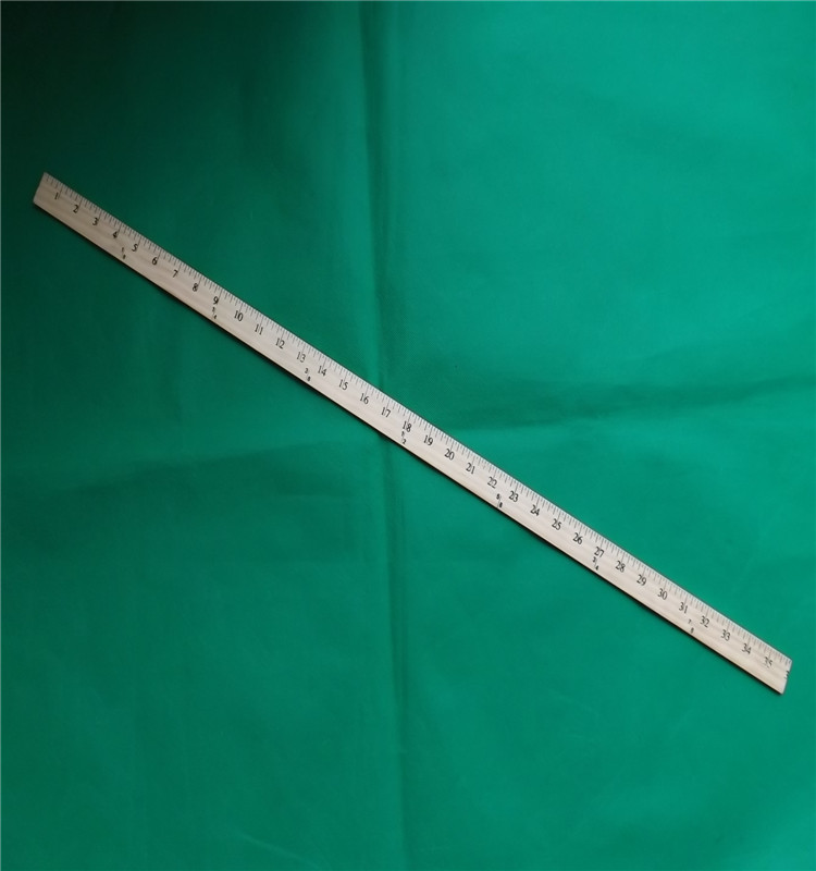 Jxscwj-0001 Monterey Pine Wooden Ruler