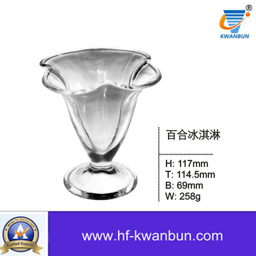 Good Quality Ice Cream Glass Bowl Hot Sale Tableware Kb-Hn0150