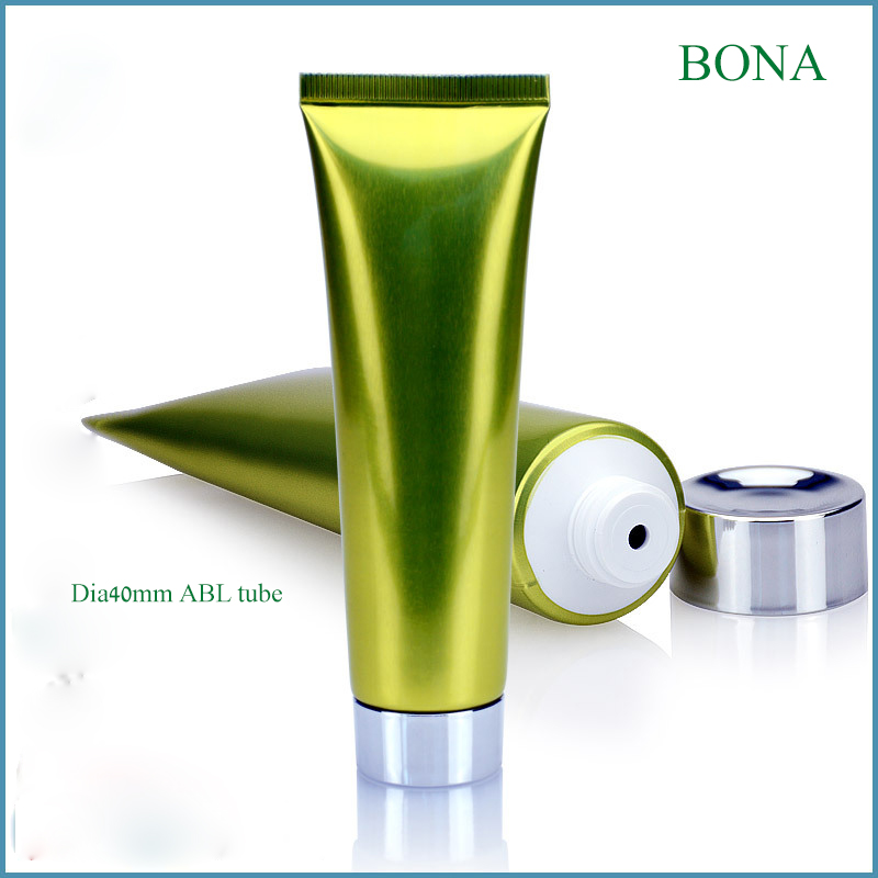 Aluminum Plastic Material Abl Cosmetics Tube with Metal Screw Cap