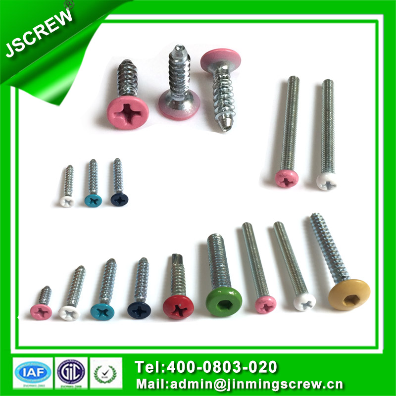 Color Painted Hex Wafer Head Self Drilling Screw