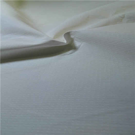 Water & Wind-Resistant Anti-Static Sportswear Woven Peach Skin 100% Dotted Jacquard Polyester Fabric Grey Fabric Grey Cloth (E084FD)