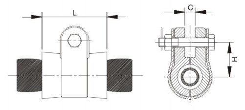 ADSS & Opgw Fiber Cable Ags Clamp