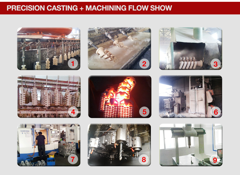 Customized Stainless Steel Investment Casting Parts Precision Alloy Casting