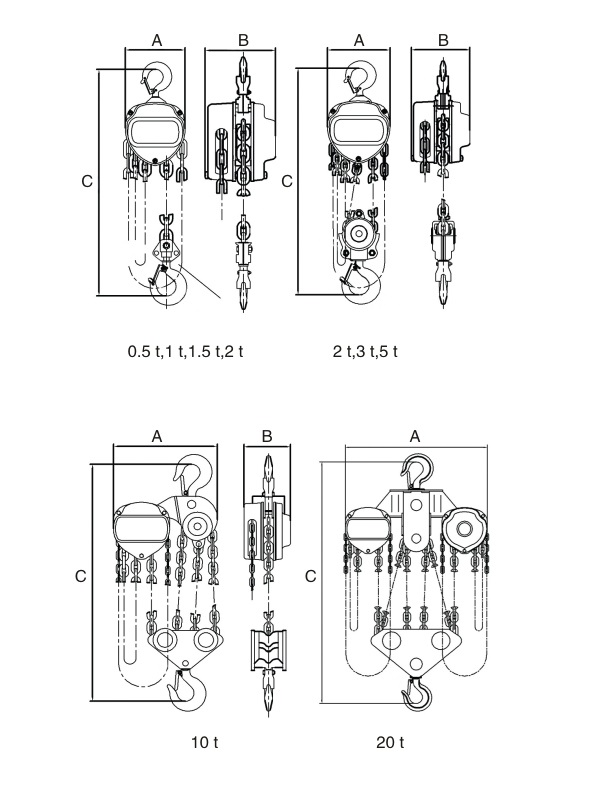 High Quality CE Chain Hoist