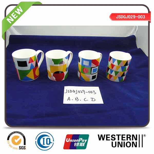 Customized Silk-Printed Wholesale Mug for Coffee Milk