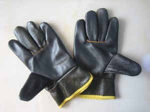 Dark Color Furniture Leather Driver Glove