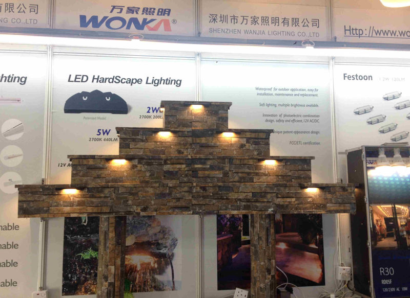 LED Hardscape Light 12VAC/DC 2W 220lm with Module IP67 Easy Maintainance Stair Step Lighting