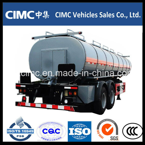 Cimc Heavy Duty 3 Axle Bitumen Asphalt Tank Truck Trailer