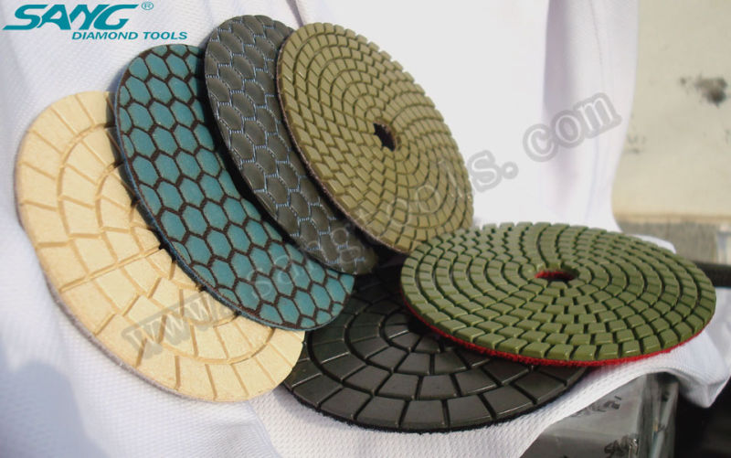 Stone Diamond Dry Wet Polishing Pad (SG-084)