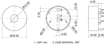 3916 Alarm with a Buzzers Alarm Piezo Buzzer