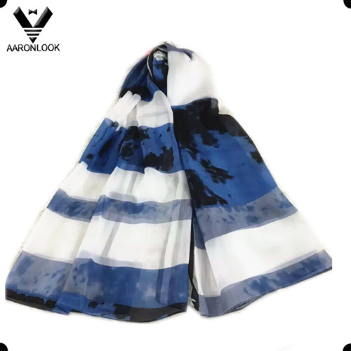 Lady's Fashion Printing 100% Silk Scarf for Wholesale