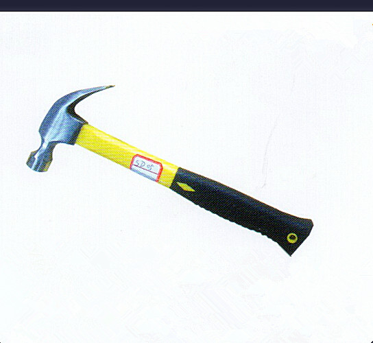 American-Style Claw Hammer with Plastic-Coating Handle