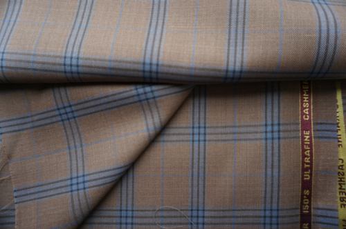 Check Fabric for Suiting