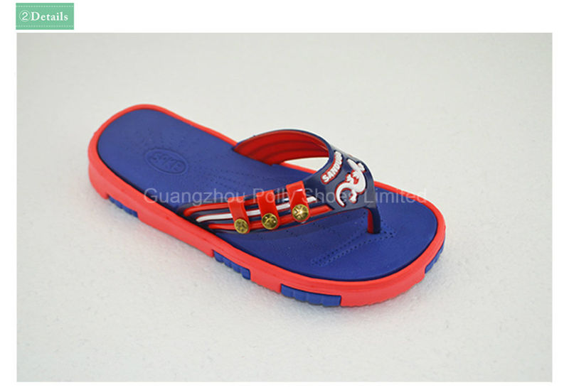 Promotional Heat Transfer Printing EVA Cartoon Flip Flop