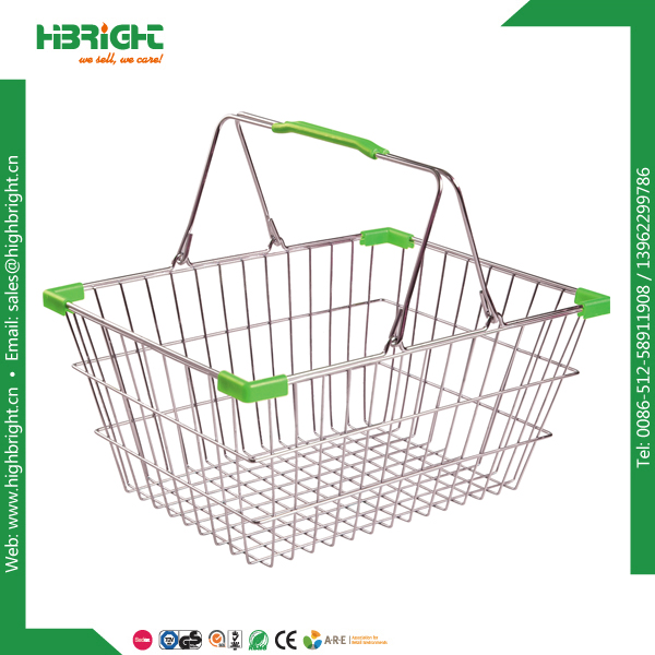 Metal Oval Round Wire Basket for Cosmetic Store