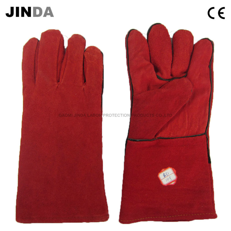 Leather Welding Industrial Work Gloves (L013)