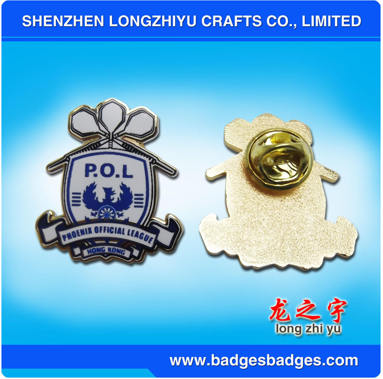 Rabbit Shaped Badge with Good Quality Logo Shape Custom Lapel Pins