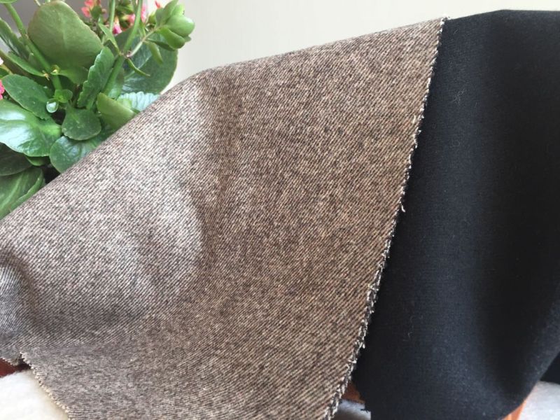 Flano Wool Fabric with Twill