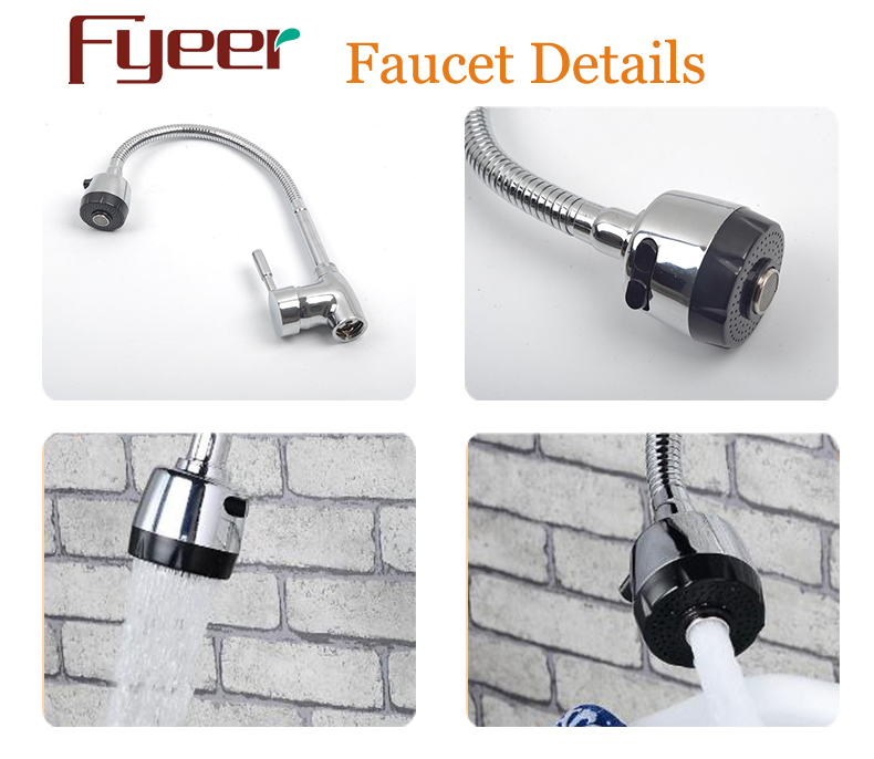 Fyeer Wholesale Cheap 360 Swivel Kitchen Basin Faucet