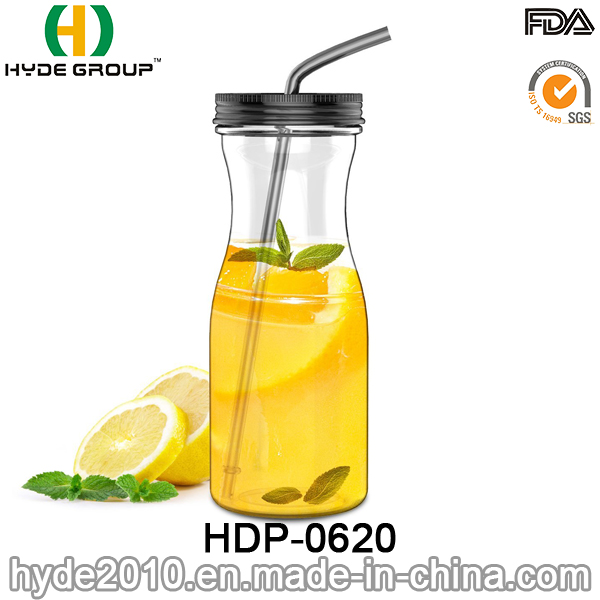 Hot Sale Colorful BPA Free Tritan Juice Water Bottle, 900ml Plastic Water Bottle (HDP-0620)