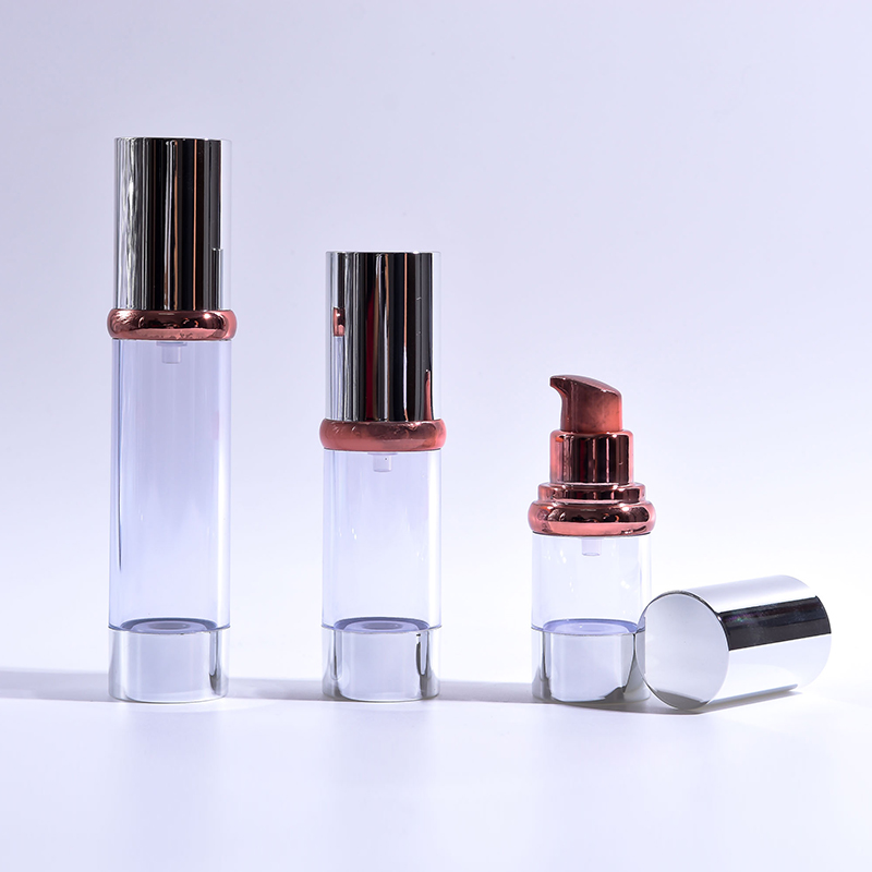 30ml Plastic Acrylic Airless Pump Lotion Bottles with Alu Cap and Base