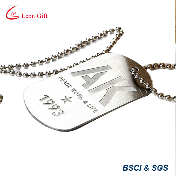 Embossed 3D Design Bronze Color Dog Tag Custom