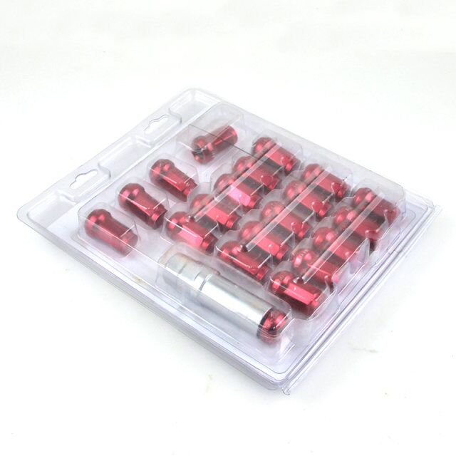 Open End Aluminum Extended Tuner Wheel Lug Nuts Set