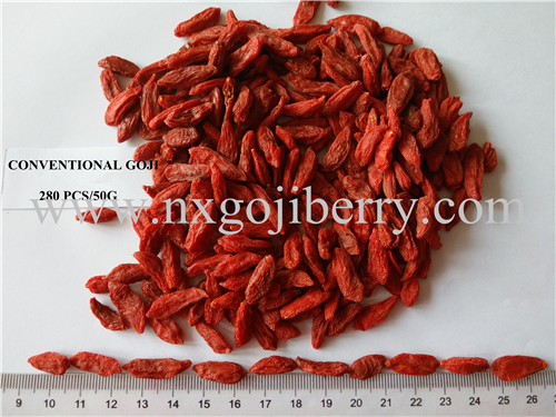 Dried Goji Berries From Zhongning, Ningxia