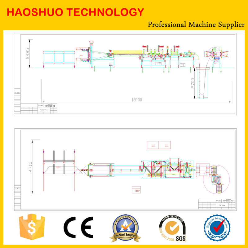 Hjx300 Fully Automatic Core Cutting Line