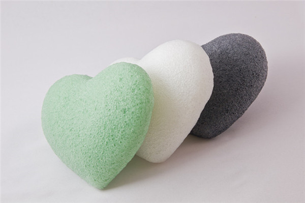 Private Label Heart Shape Konjac Sponge