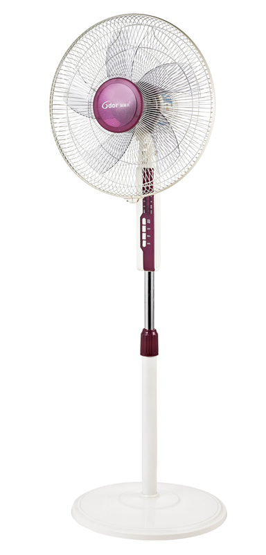 16 Inch Plastic Stand Fan with Remote (3 blades or 5 blades)