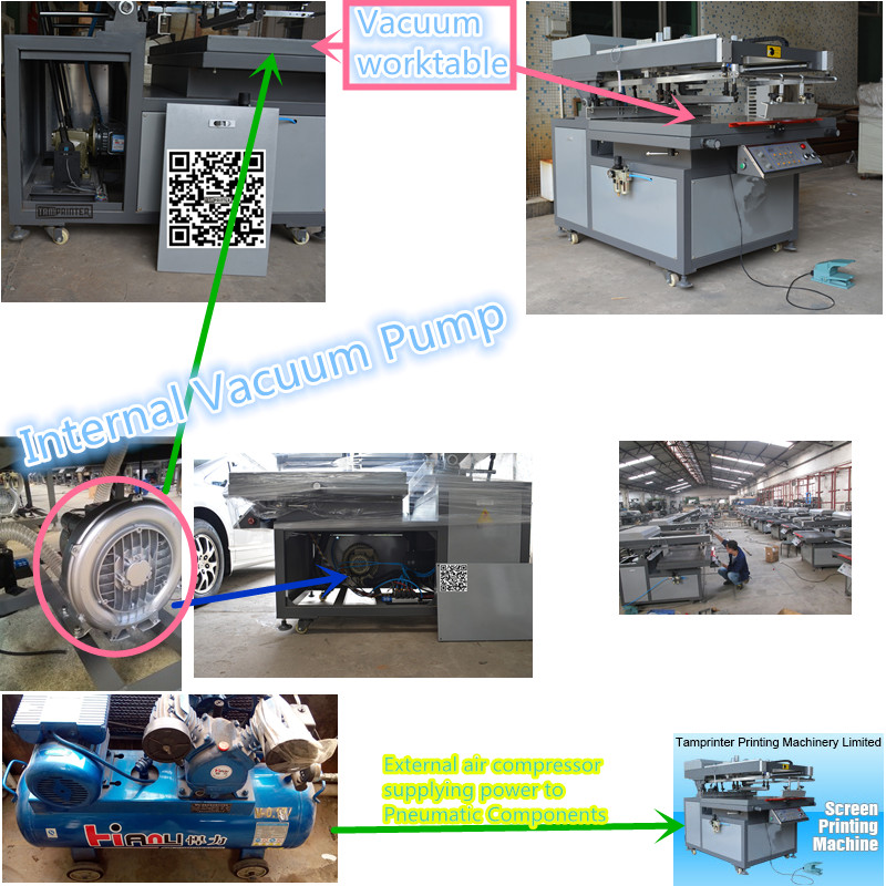 Tmp-90120 Card Paper Manual Automatic Screen Printing Machine