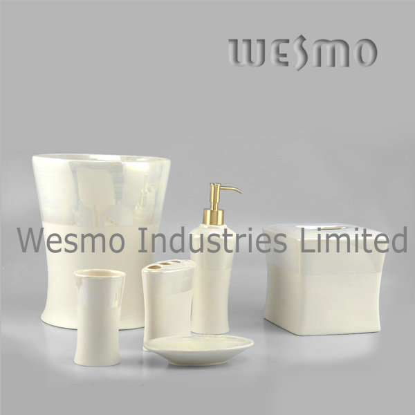 White Porcelain Bath Set (WBC0408A)