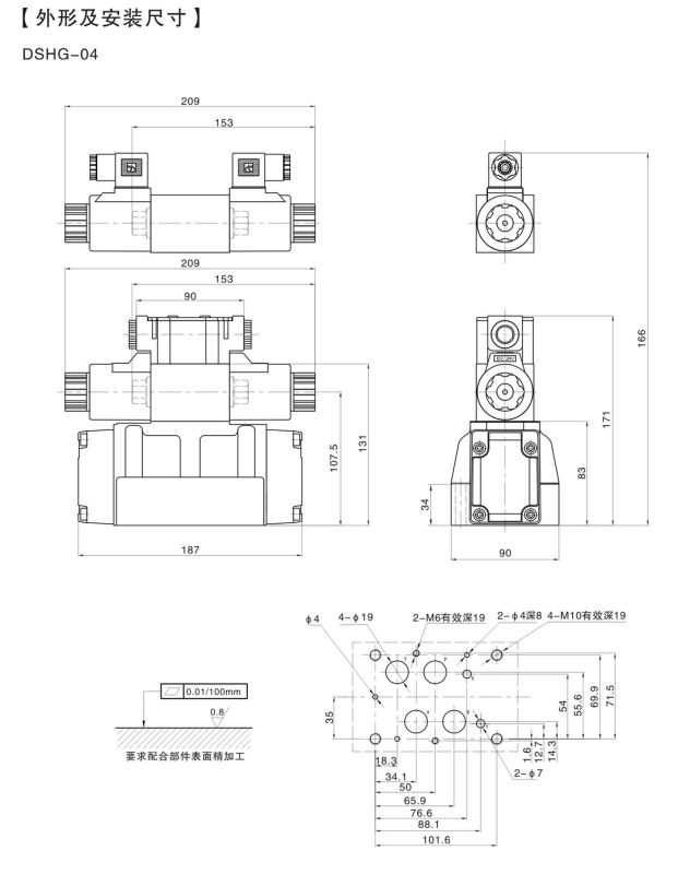 Dshg Series Solenoid Pilot Operated Directional Valves (DSHG-04)