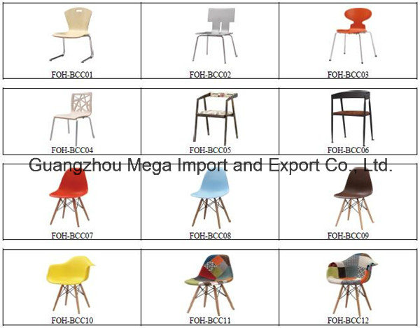 Modern Upholstered Metal Dining Chairs for Sale (FOH-BC102)