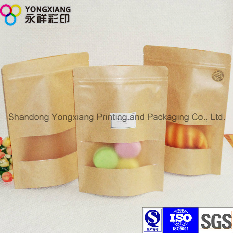 Paper Stand up Zipper Packaging Bag