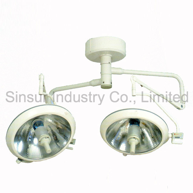 Ceiling Mounted Double Dome Shadowless Cold Light Operating Room Lamp