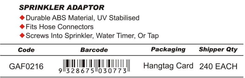 Garden Hose Fittings Hose Connector 3/4