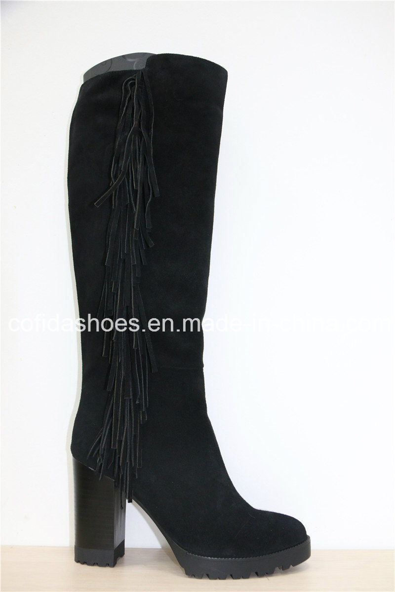 Fashion High Heels Winter Women's Rubber Boots