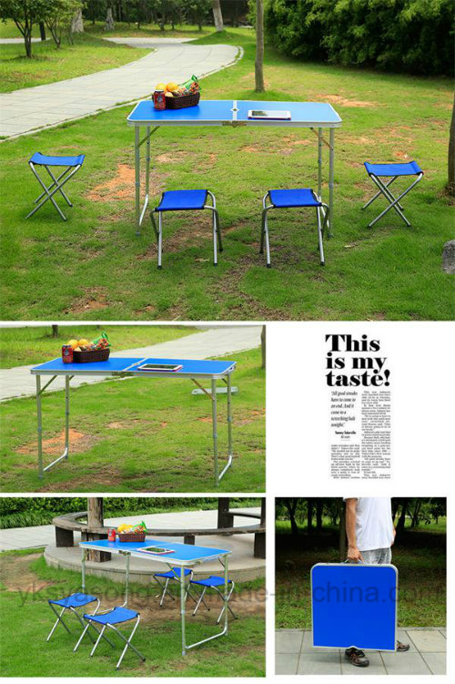 Fashion Camping Desk Blue Table Dining Table