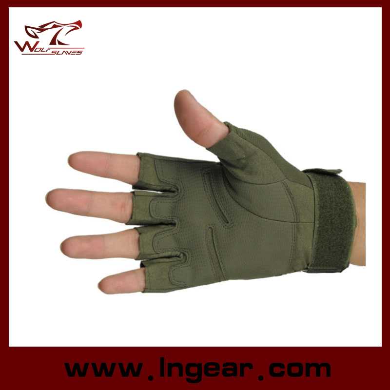 Special Operation Tactical Half Finger Assault Gloves Blackhawk Gloves