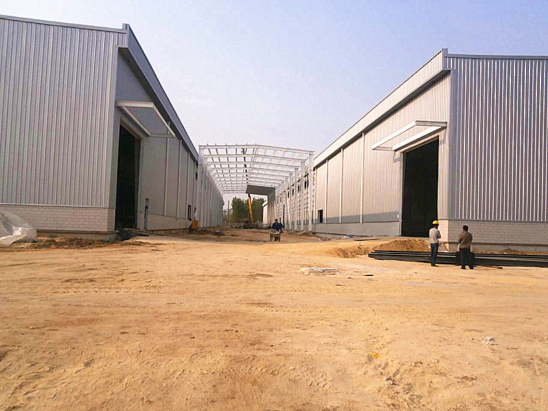 Steel Framed Prefaricated Large Span Warehouse/Workshop