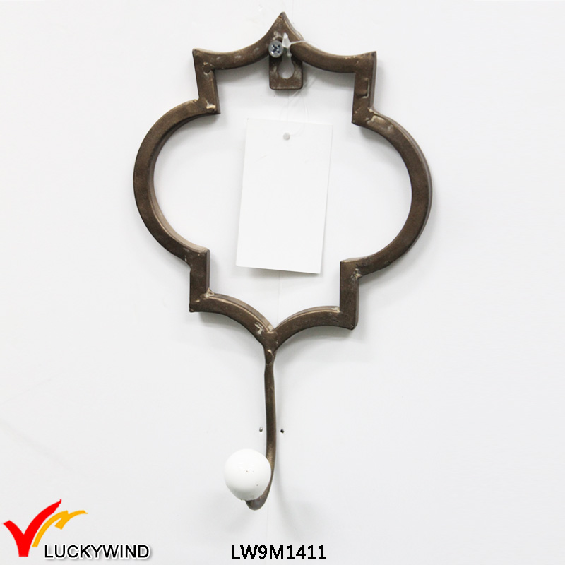 Hot Sale Wholesale Shabby Chic Artificial Decorative Iron Wall Hooks