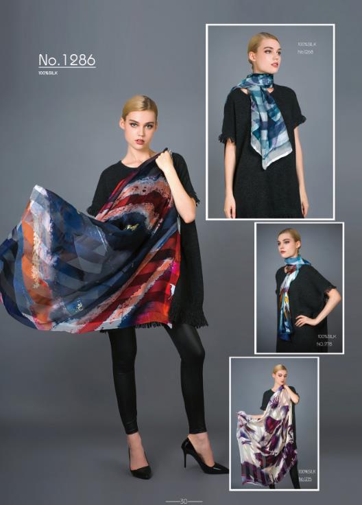 Silk Digital Print Scarf