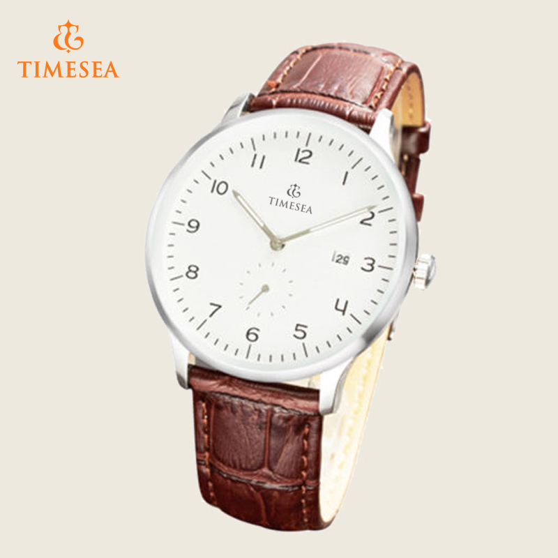 Waterproof Fashion Business Leather Strap Simple Quartz Watch 72374