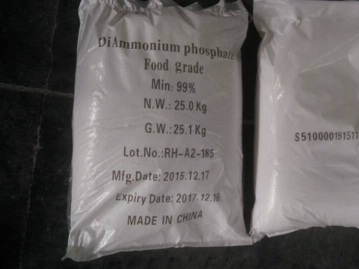 Diammonium Phosphate Food Grade DAP