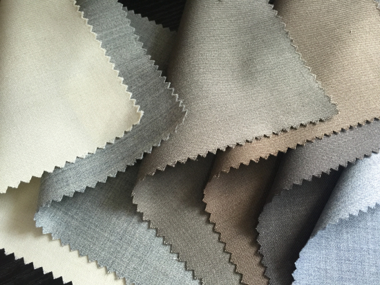 Wool Fabric Ready Stock with Polyester