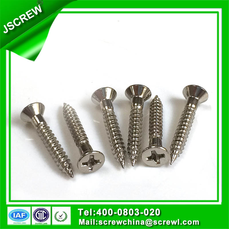 Custom Made 8# Cross Flat Head Self Tapping Stainless Steel Screw